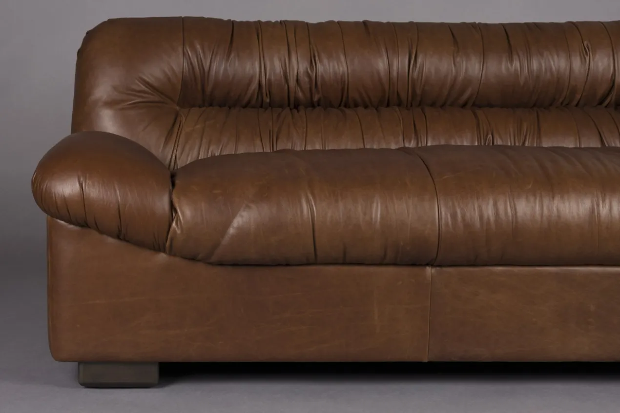 Sofa Douglas Wax Leather Cognac