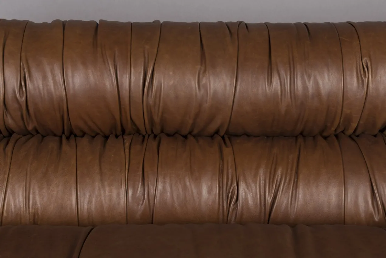 Sofa Douglas Wax Leather Cognac
