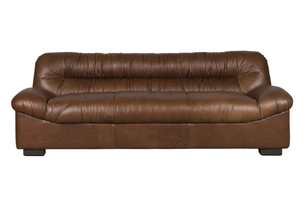 Sofa Douglas Wax Leather Cognac