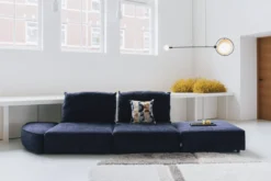 Sofa element hunter pie pouf right navy