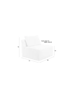 Sofa element prosper 1-seater cappuccino