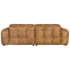 Sofa hackman 3-seater leather cognac