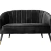 Sofa Royal velvet black