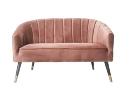 Sofa Royal velvet mauve pink