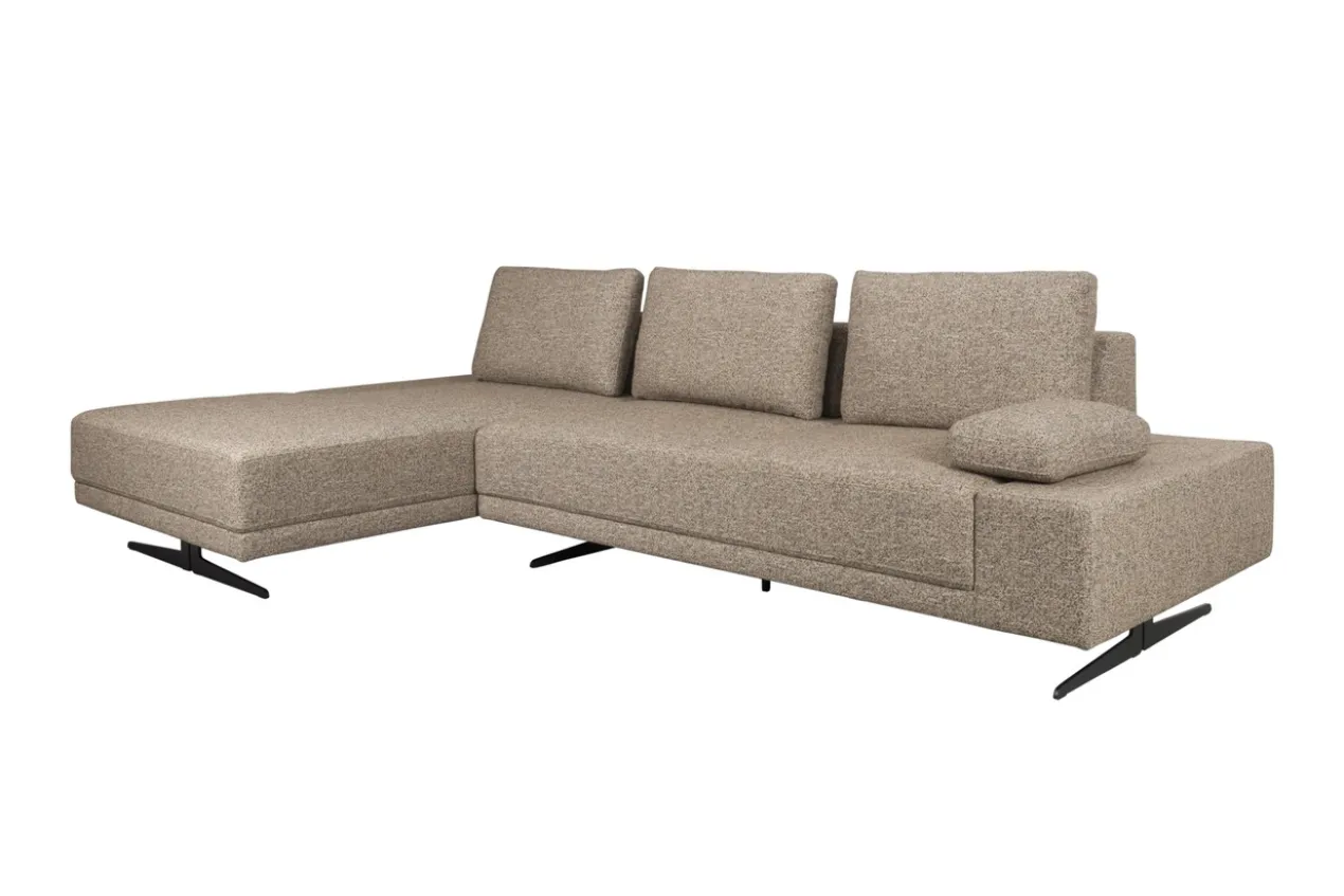 Sofa shelly cinnamon left chaise longue
