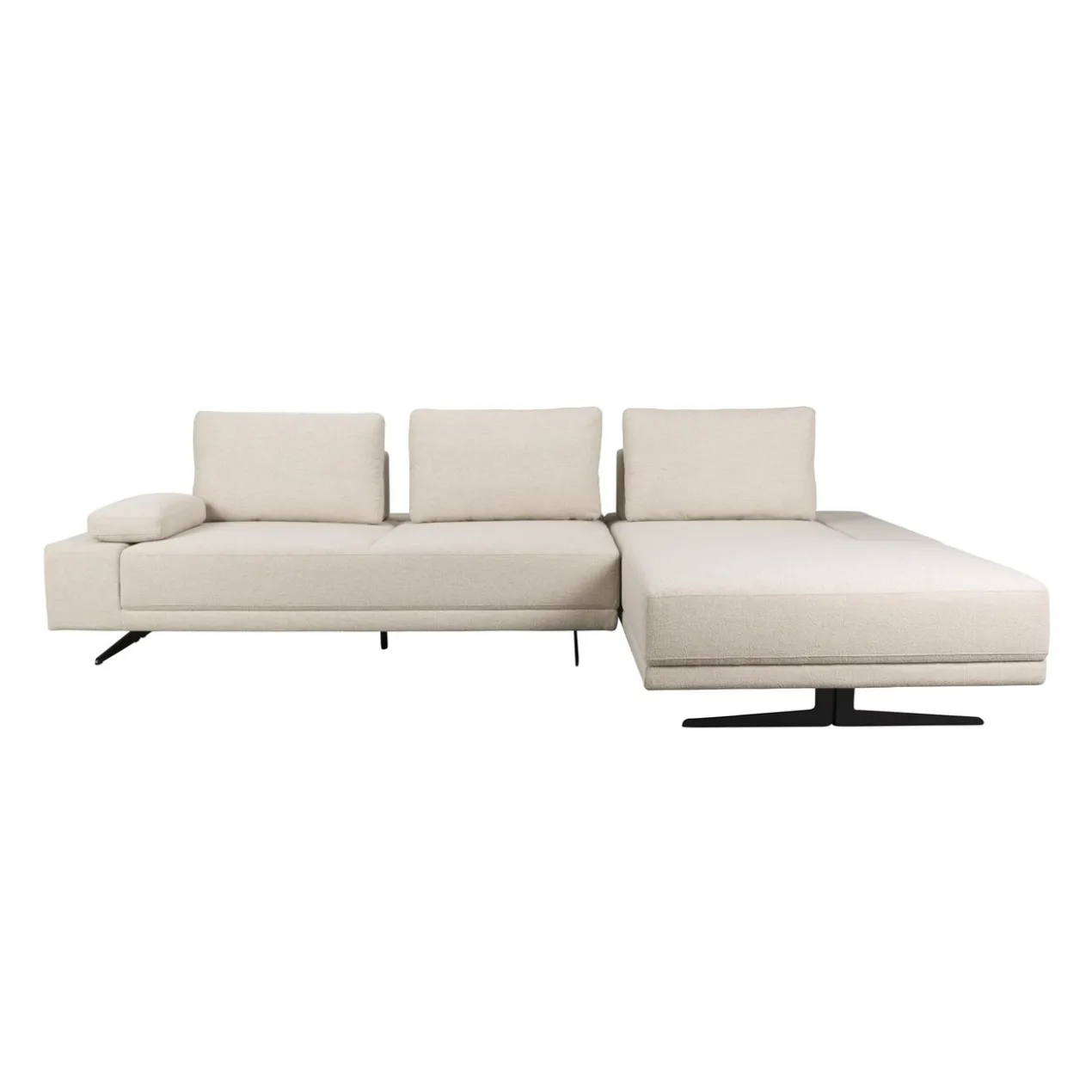 Sofa shelly off-white right chaise longue