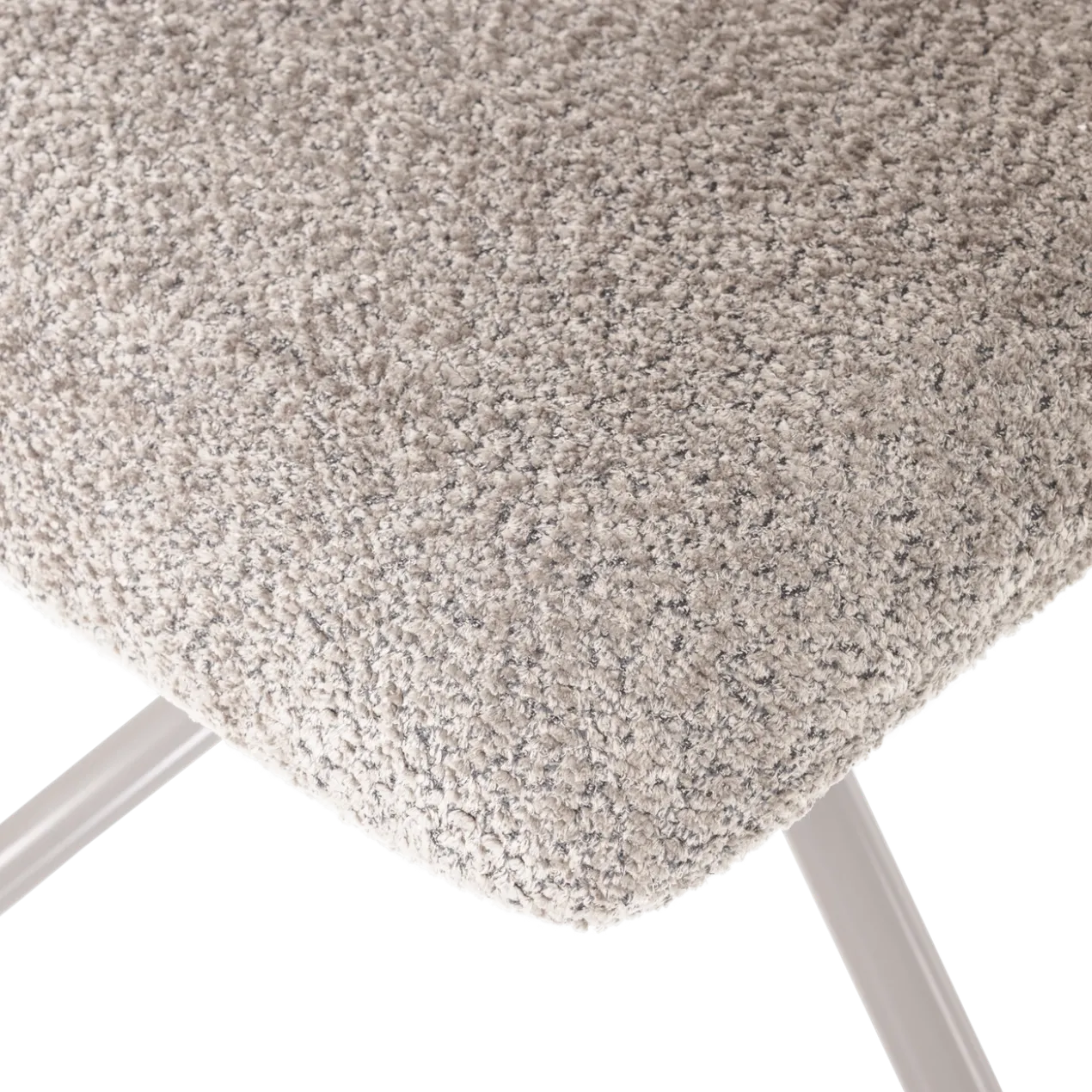 Soren verstelbare draaifauteuil wollig grijs