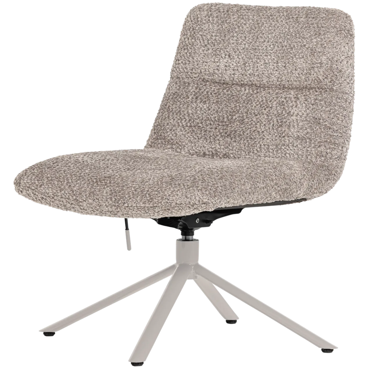 Soren verstelbare draaifauteuil wollig grijs