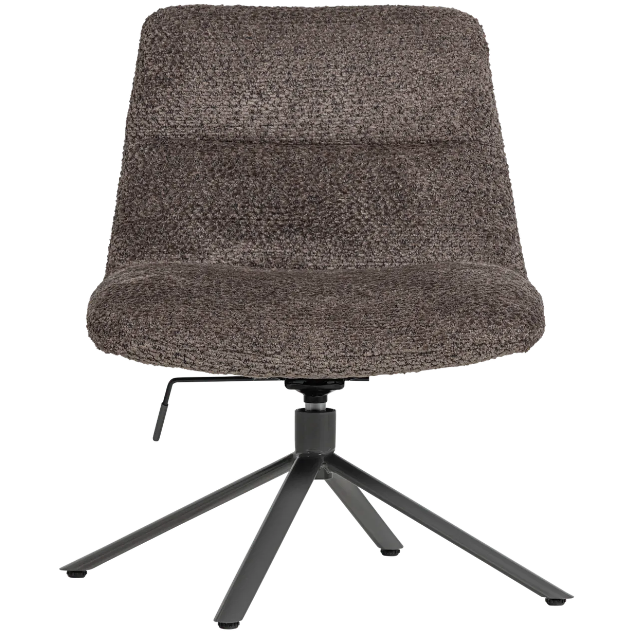 Soren verstelbare draaifauteuil wollig bruin