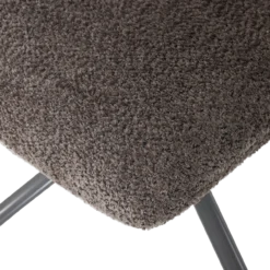 Soren verstelbare draaifauteuil wollig bruin
