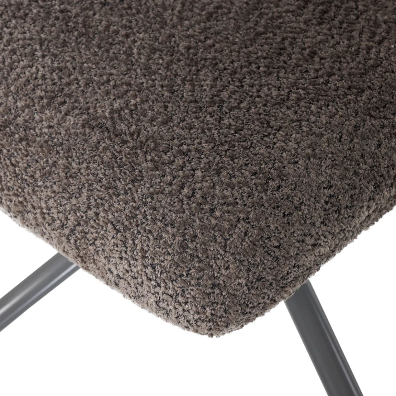 Soren verstelbare draaifauteuil wollig bruin