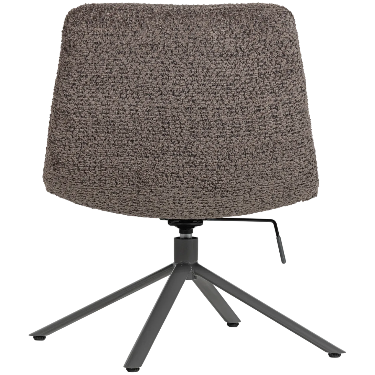 Soren verstelbare draaifauteuil wollig bruin