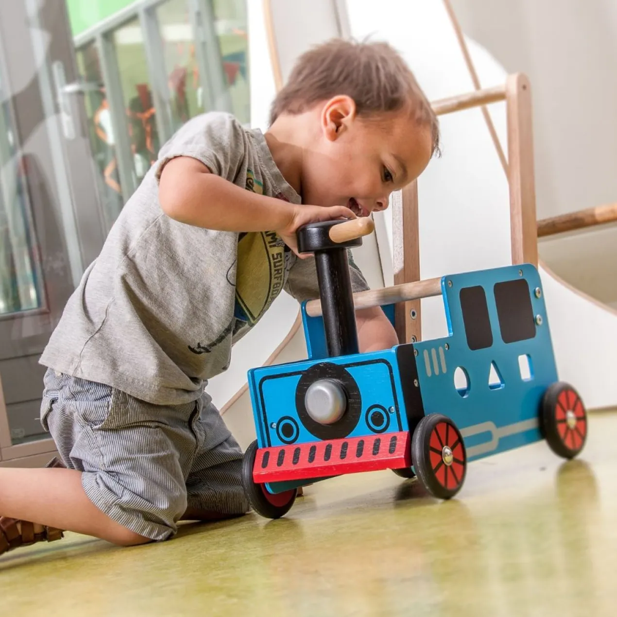Speelgoed Duwwagen Trein
