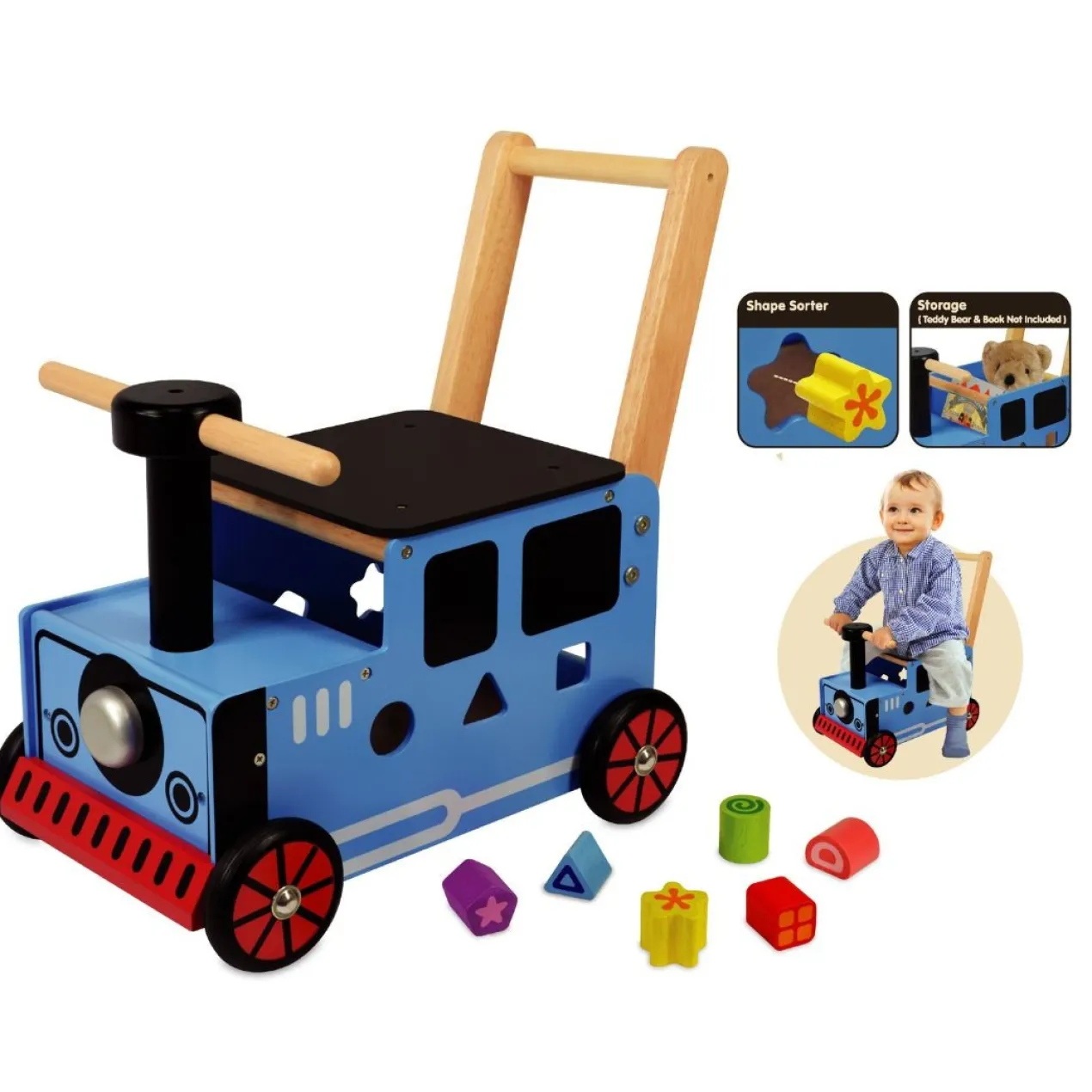 Speelgoed Duwwagen Trein