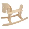 Speelgoed Hobbelpaard Blank Hout