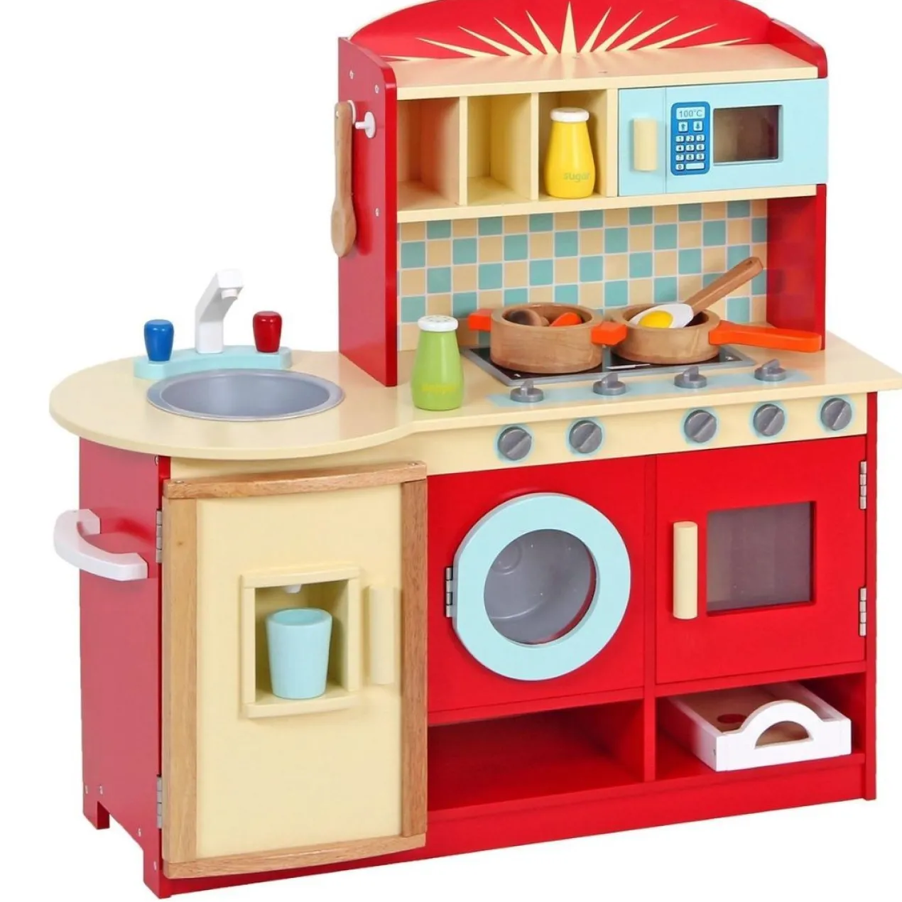 Speelgoed keuken rood