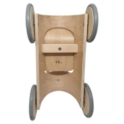 Speelgoed loopauto naturel van hout