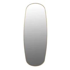 Spiegel Capsule Curve goud 60x160 cm