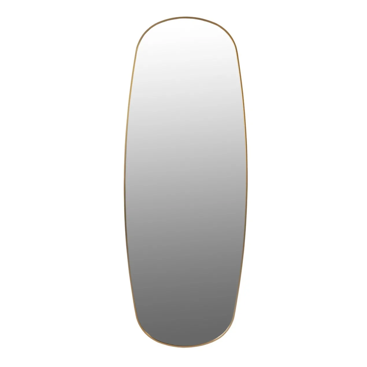 Spiegel Capsule Curve goud 60x160 cm