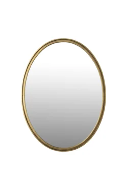 Spiegel Matz Ovaal M Goud