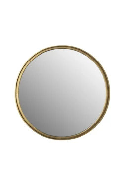 Spiegel Matz rond Goud