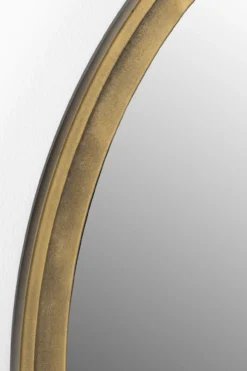 Spiegel Matz rond Goud