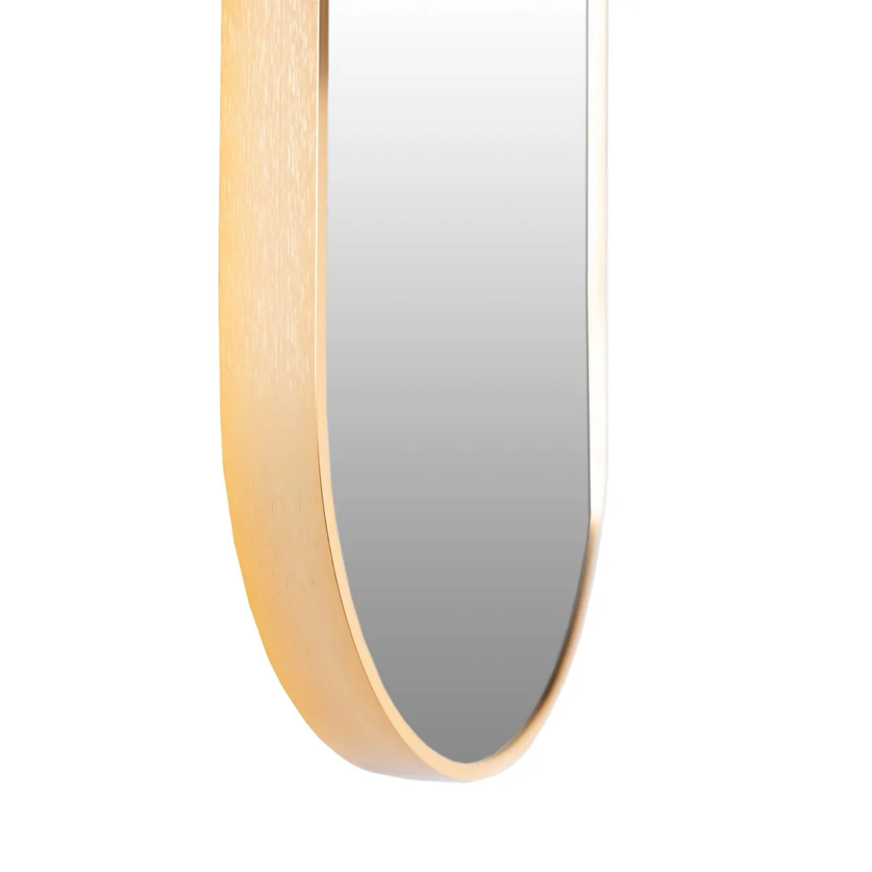 Spiegel ovaal 50x150cm - goud