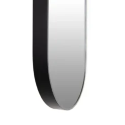 Spiegel ovaal 40x80 - zwart