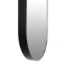 Spiegel ovaal 50x100 - zwart