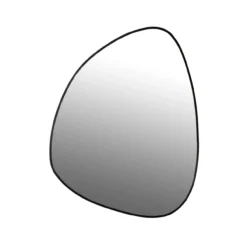 Spiegel pebble 70x90 cm zwart