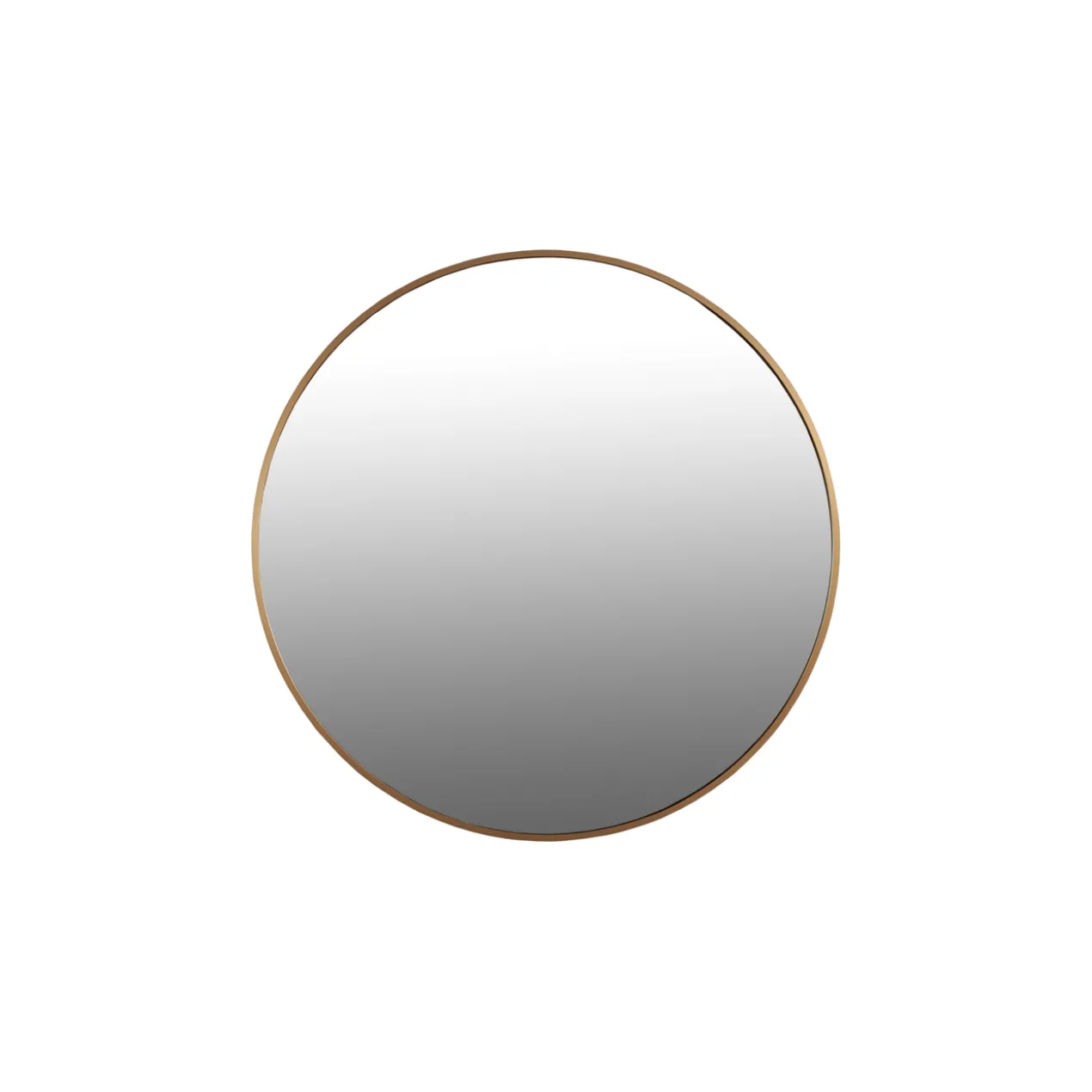 Spiegel rond 60 - brons