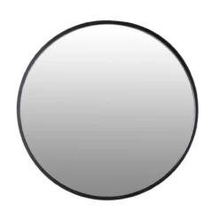 Spiegel rond 100 - zwart
