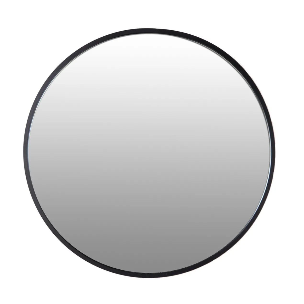 Spiegel rond 100 - zwart