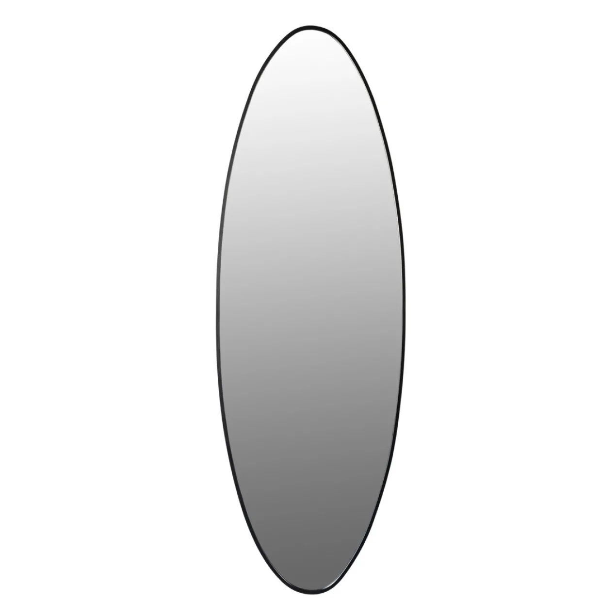 Spiegel Scandi Oval zwart 60x160