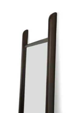 Spiegel staand PI donker mahonie 55x190cm