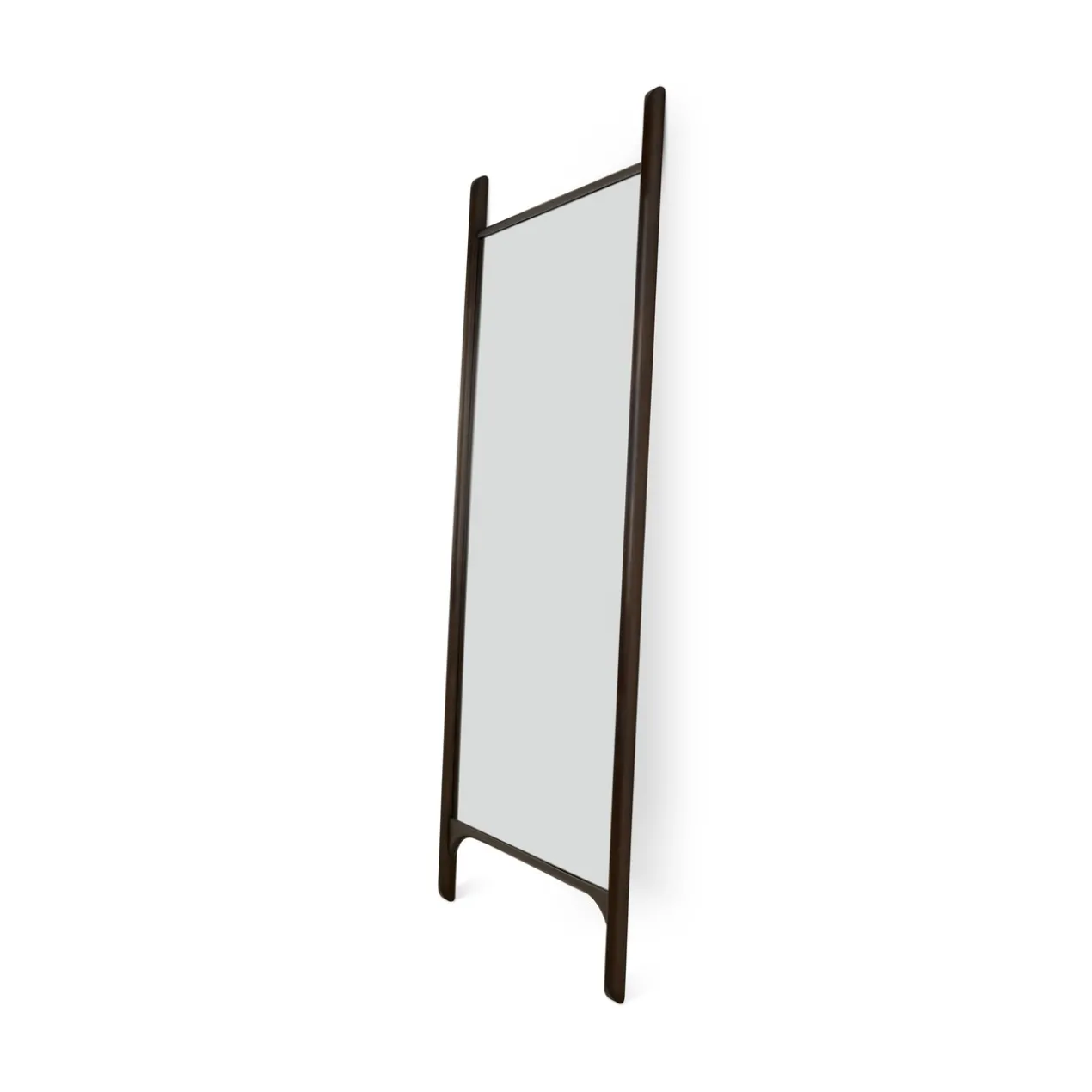 Spiegel staand PI donker mahonie 80x200 cm
