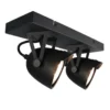 Spot Cap LED 2-Light Black