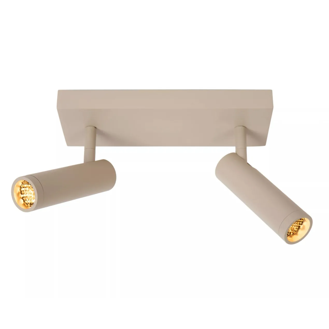 Spot Grado plafond 2-lichts taupe