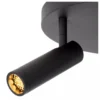 Spot Grado plafond 3-lichts zwart