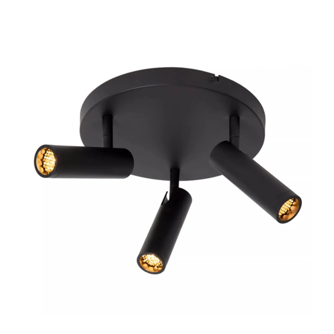 Spot Grado plafond 3-lichts zwart