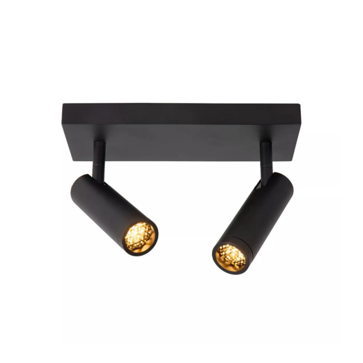 Spot Grado plafond 2-lichts zwart