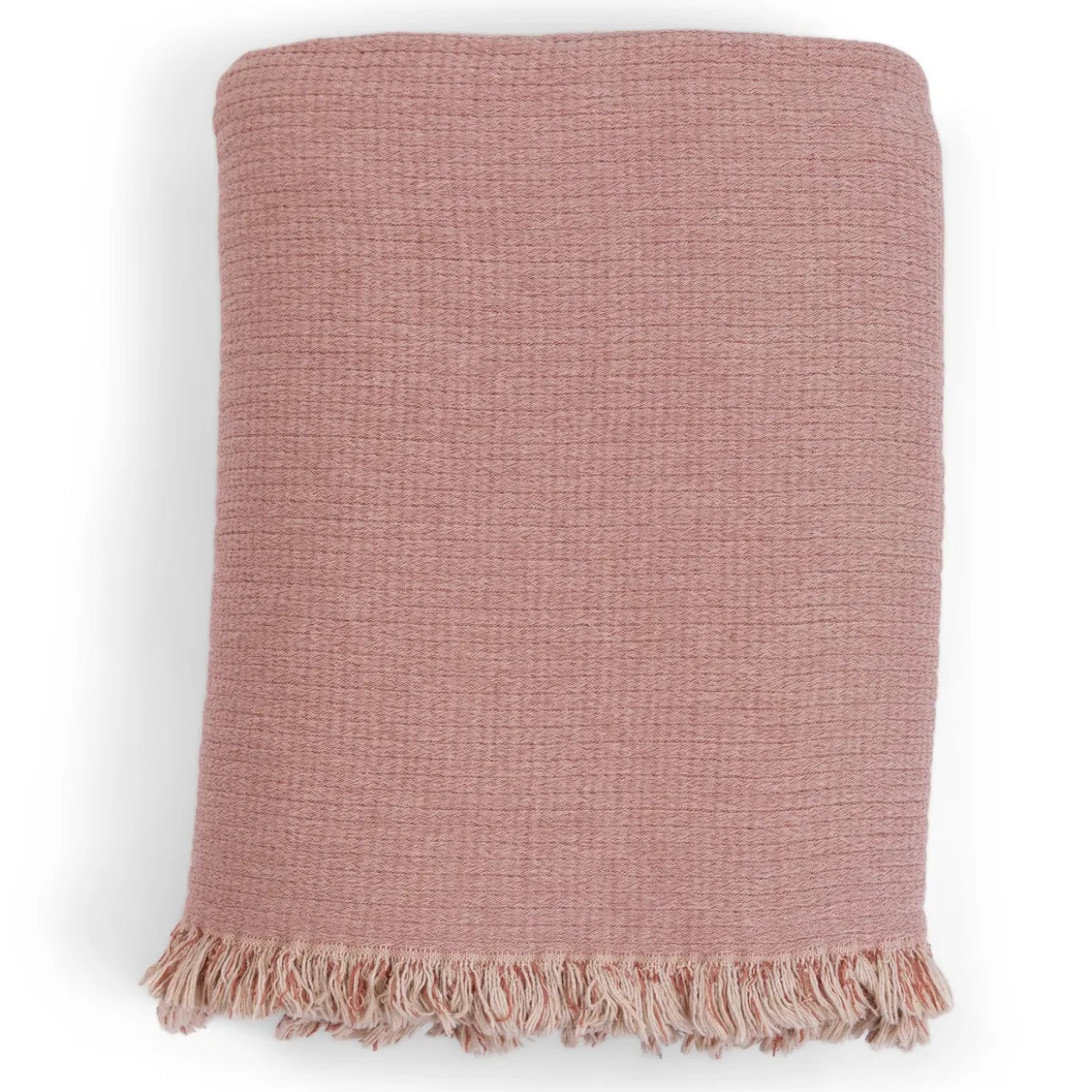Sprei Crinkle soft pink 180x260 cm