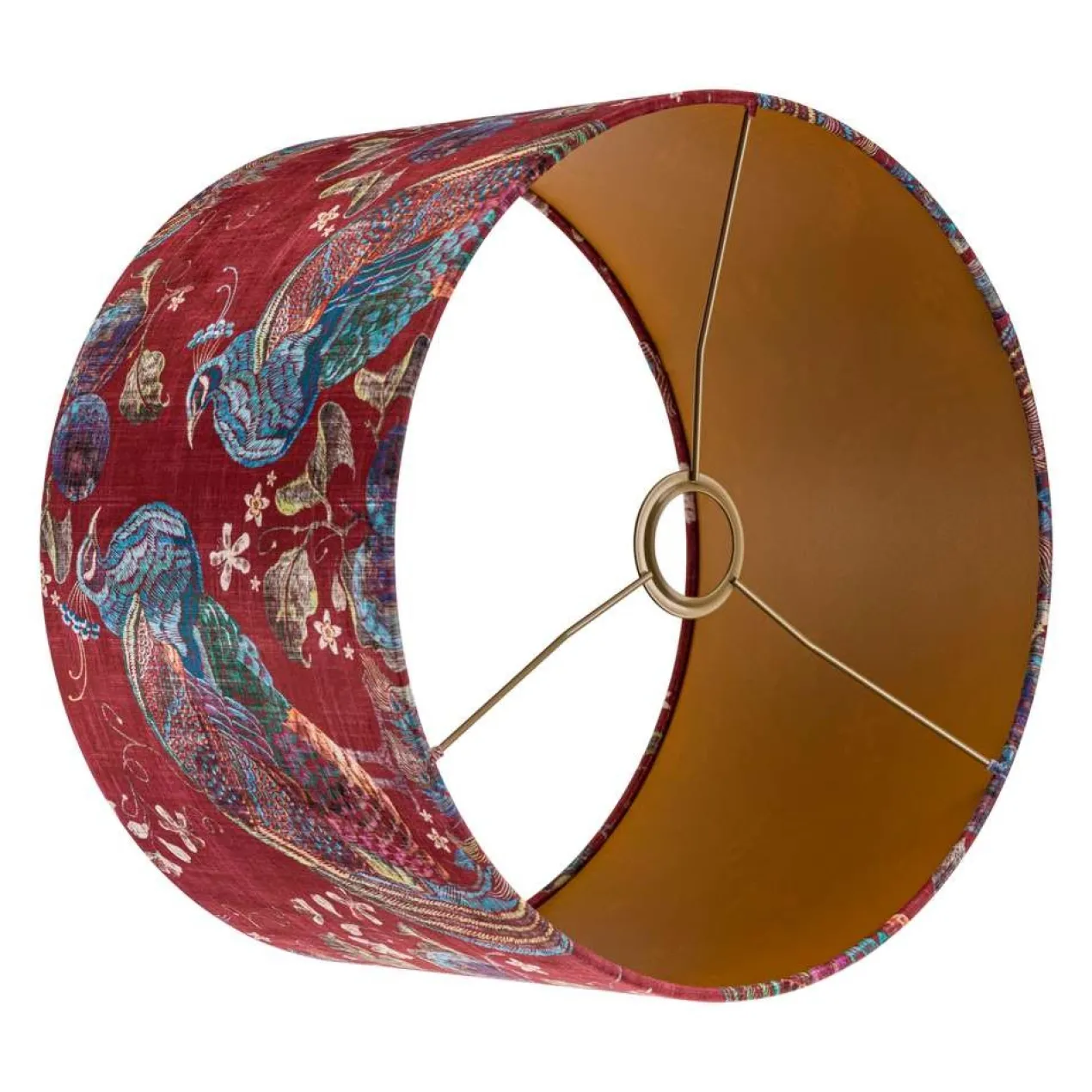 Staande lampenkap Charly red 40x40x25cm
