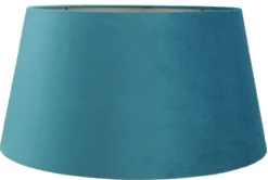 Staande lampenkap Palermo velours lake blue 50x40x26cm