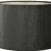 Staande lampenkap San Remo velours Velours zwart op taupe 35x30x18cm