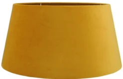 Staande lampenkap San Remo velours oker 40x32x22cm