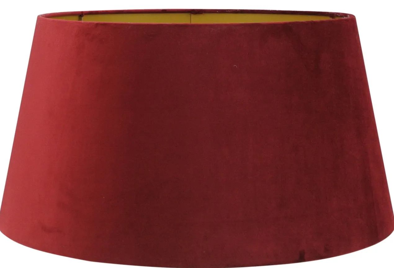 Staande lampenkap San Remo velours bordeaux 50x40x26cm