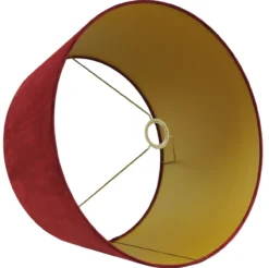Staande lampenkap San Remo velours bordeaux 50x40x26cm