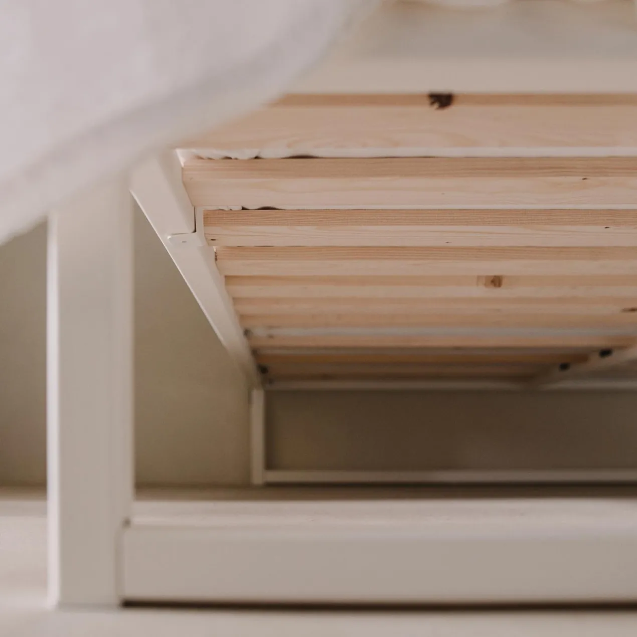Stalen bedframe °01 | Wit 160 x 200 cm