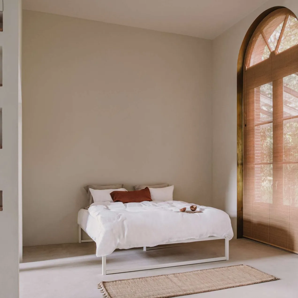 Stalen bedframe °01 | Wit 160 x 210 cm